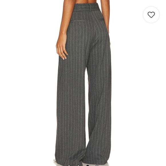 SMYTHE Gray Pinstripe Pants NWT - Picture 3 of 6